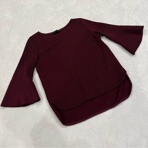 Zara bell sleeve shirt